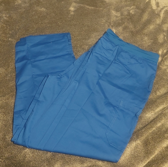 Scrub bottoms (blue) - Picture 2 of 3